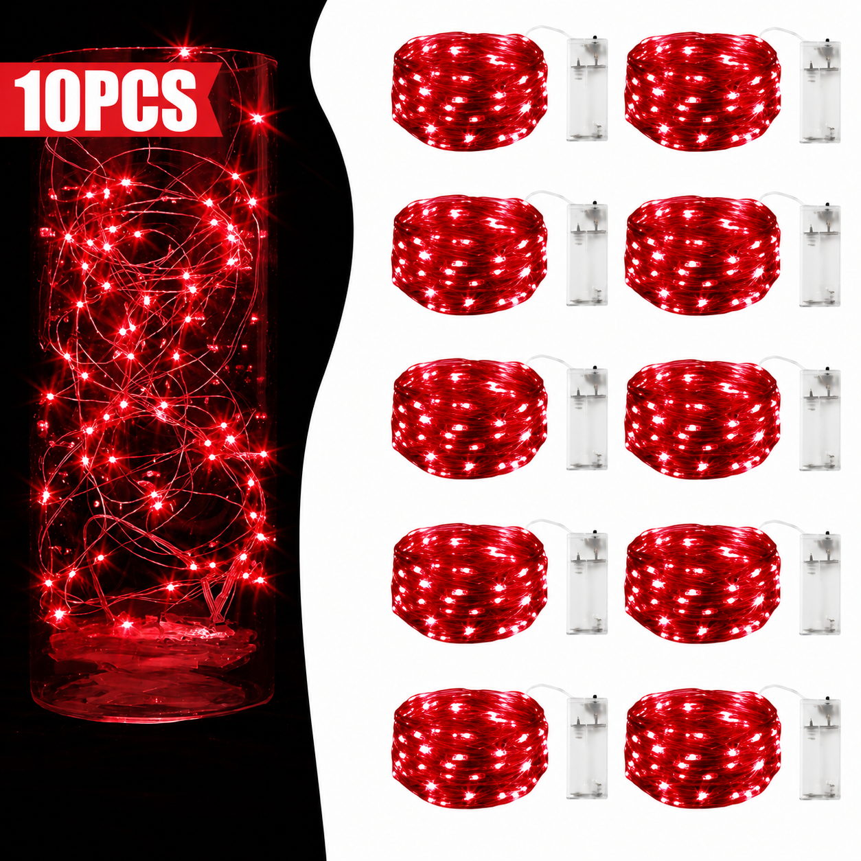 9.8ft  Mini Fairy Lights Battery Operated ( Cells not Included )
