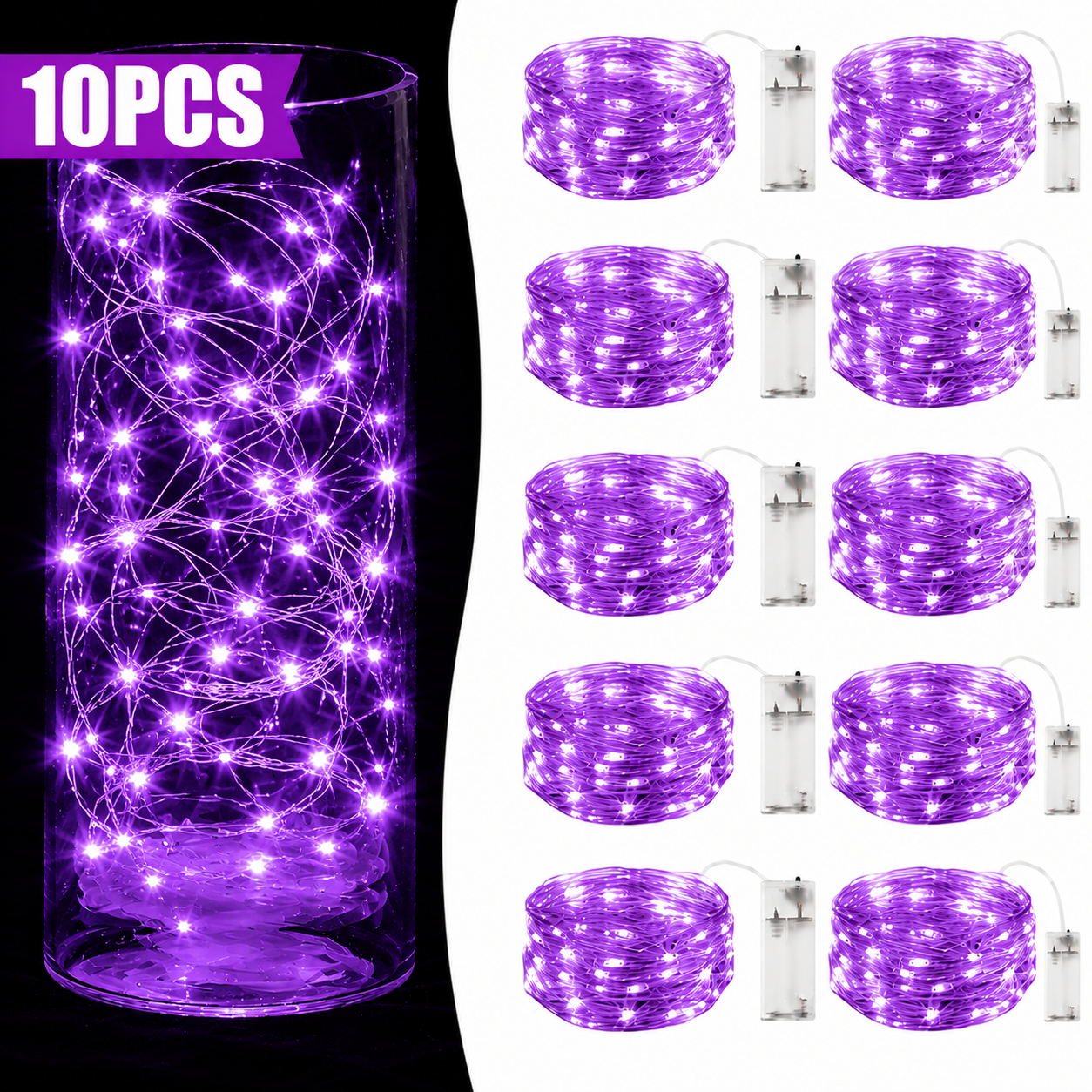 9.8ft  Mini Fairy Lights Battery Operated ( Cells not Included )