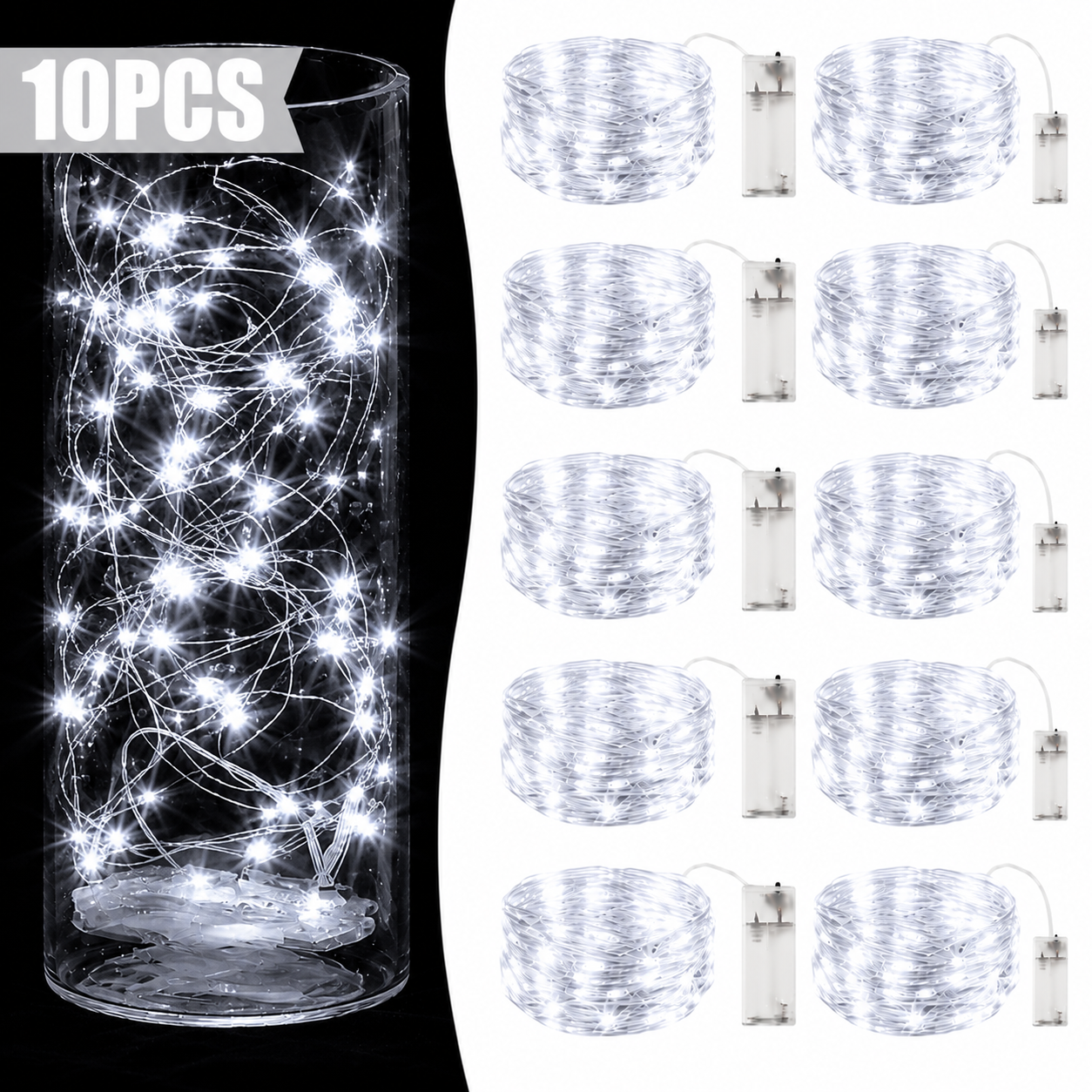 9.8ft  Mini Fairy Lights Battery Operated ( Cells not Included )