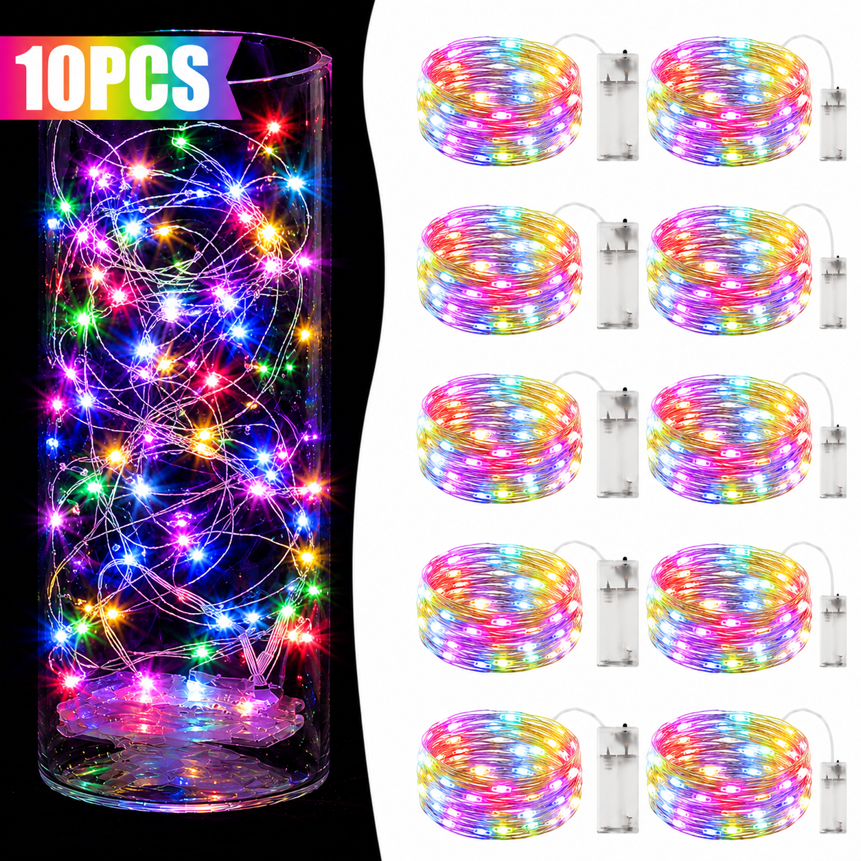 9.8ft  Mini Fairy Lights Battery Operated ( Cells not Included )