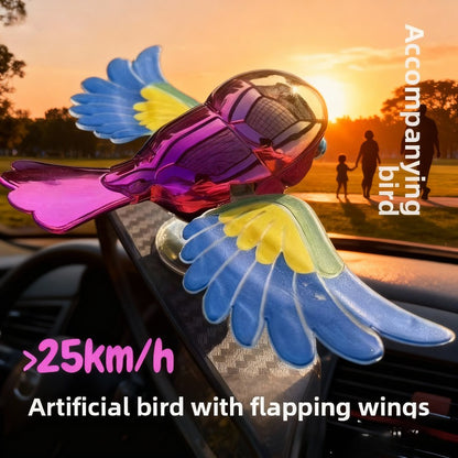 Flying Bird Car & Bike Decoration with Flapping Wings, Weatherproof Vehicle Decor