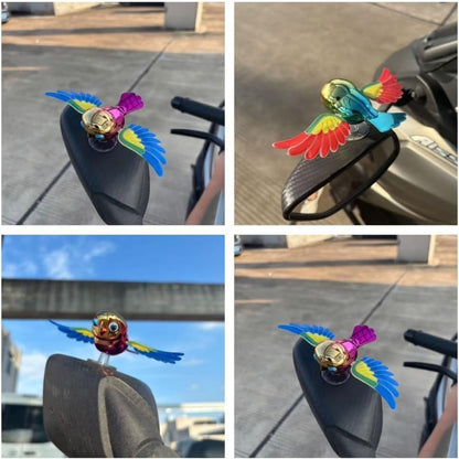 Flying Bird Car & Bike Decoration with Flapping Wings, Weatherproof Vehicle Decor