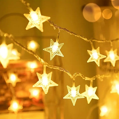 3 meter, 20 LED Star Fairy Lights Battery Operated