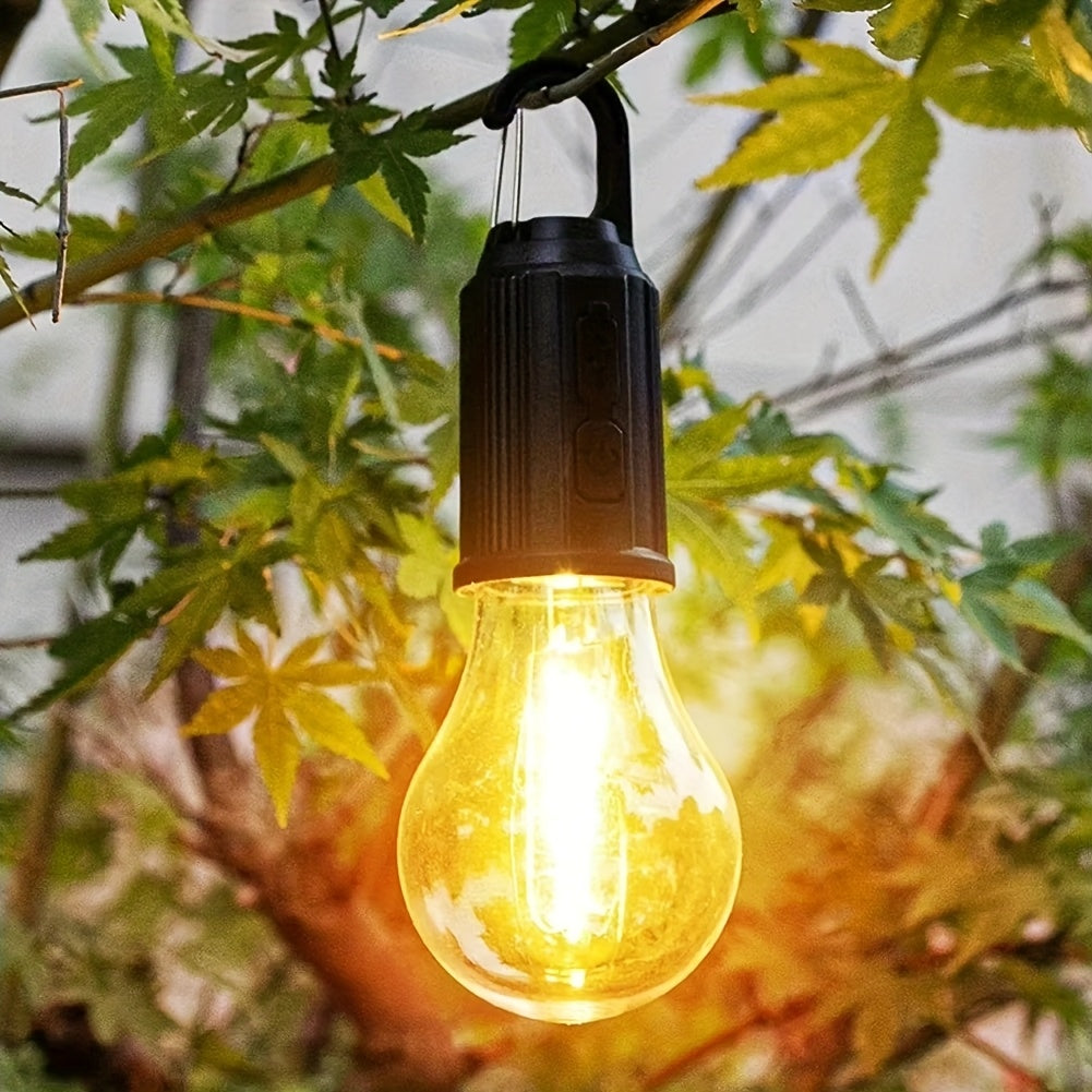 Rechargeable Hanging Bulb Light With 3 Modes