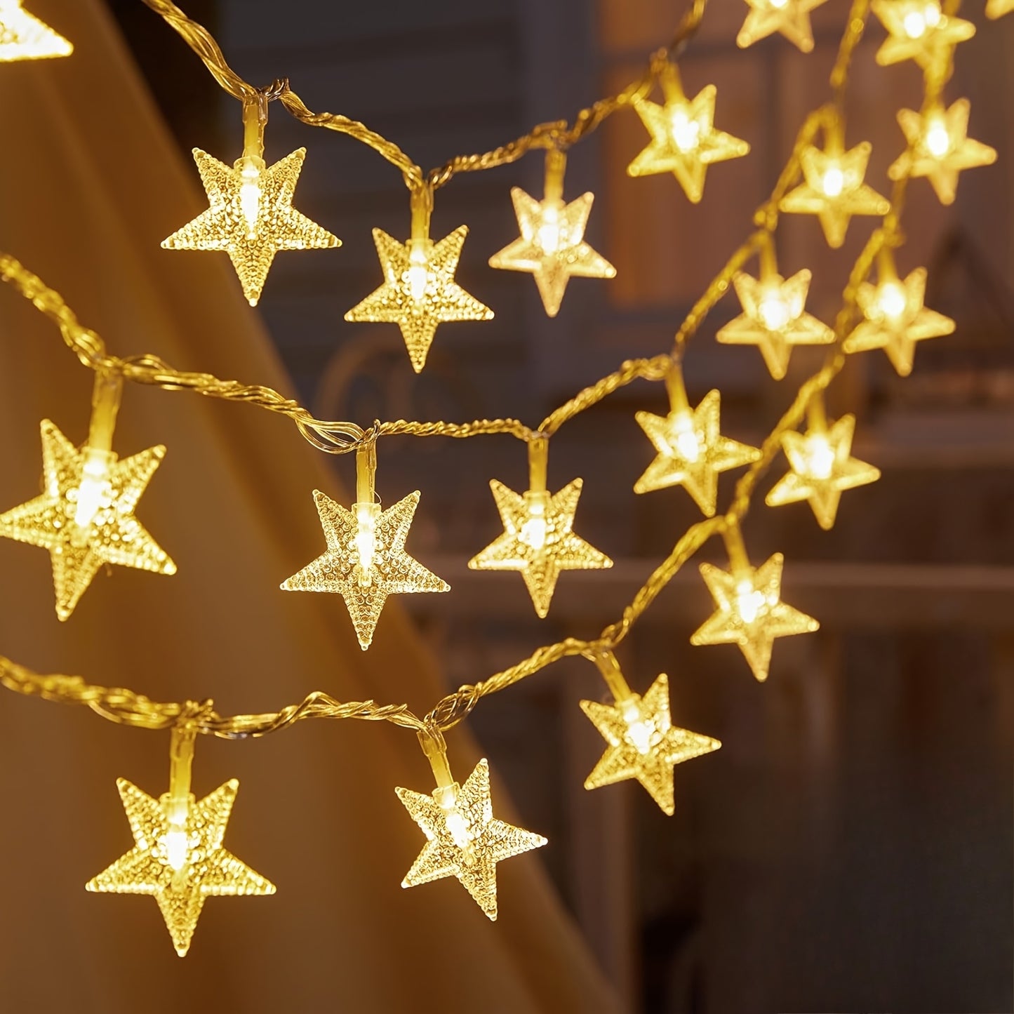 3 meter, 20 LED Star Fairy Lights Battery Operated