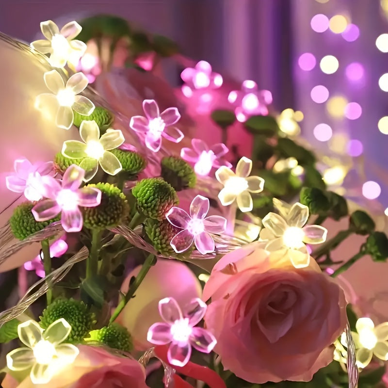 Cherry Blossom 20 LED String Lights Battery Operated 3 Meter